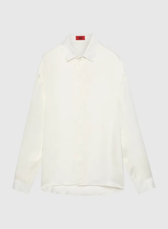 424 Cupro Shirt Offwhite sold by 424