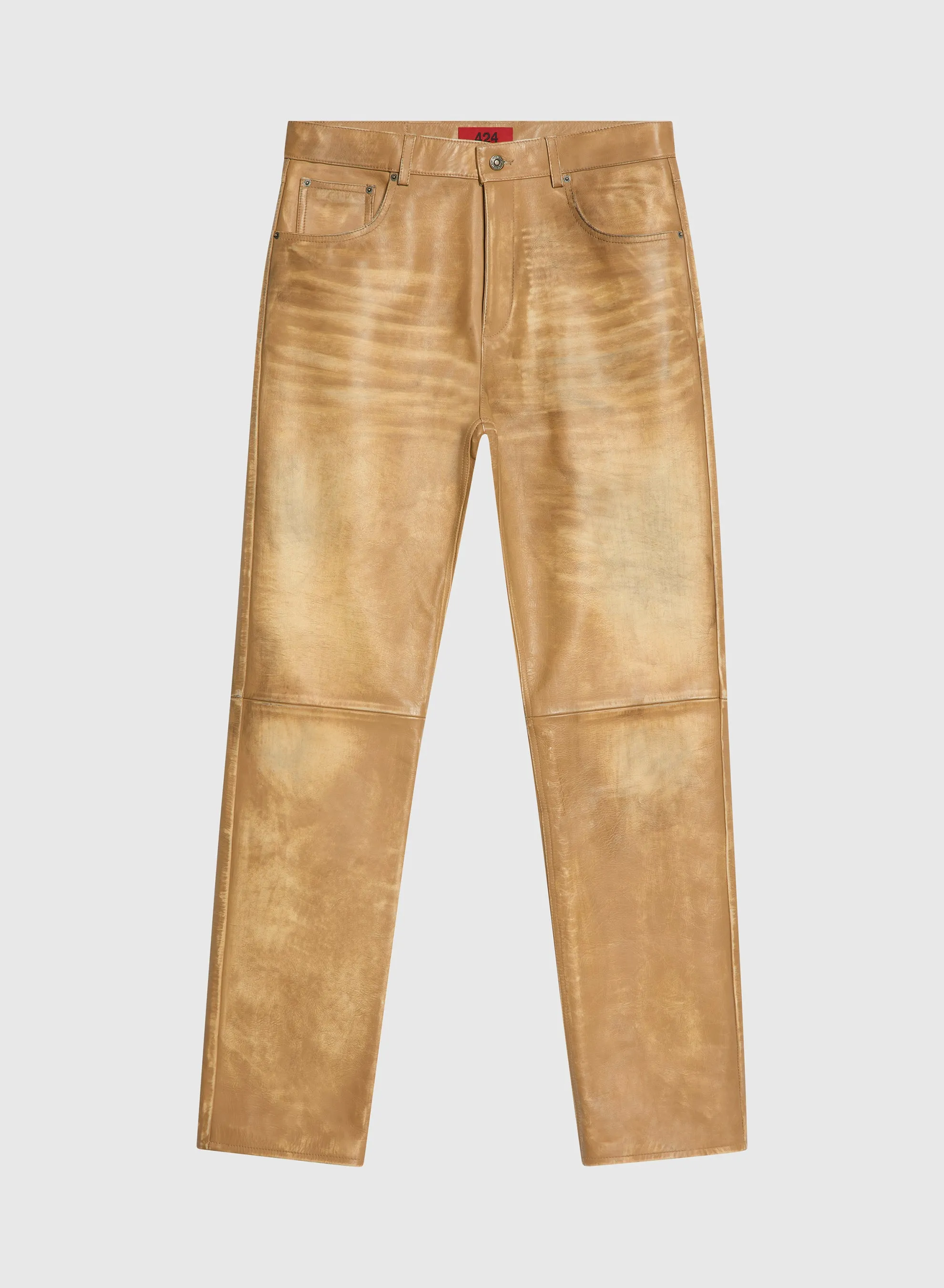 424 Leather Fivepocket Ocra sold by 424