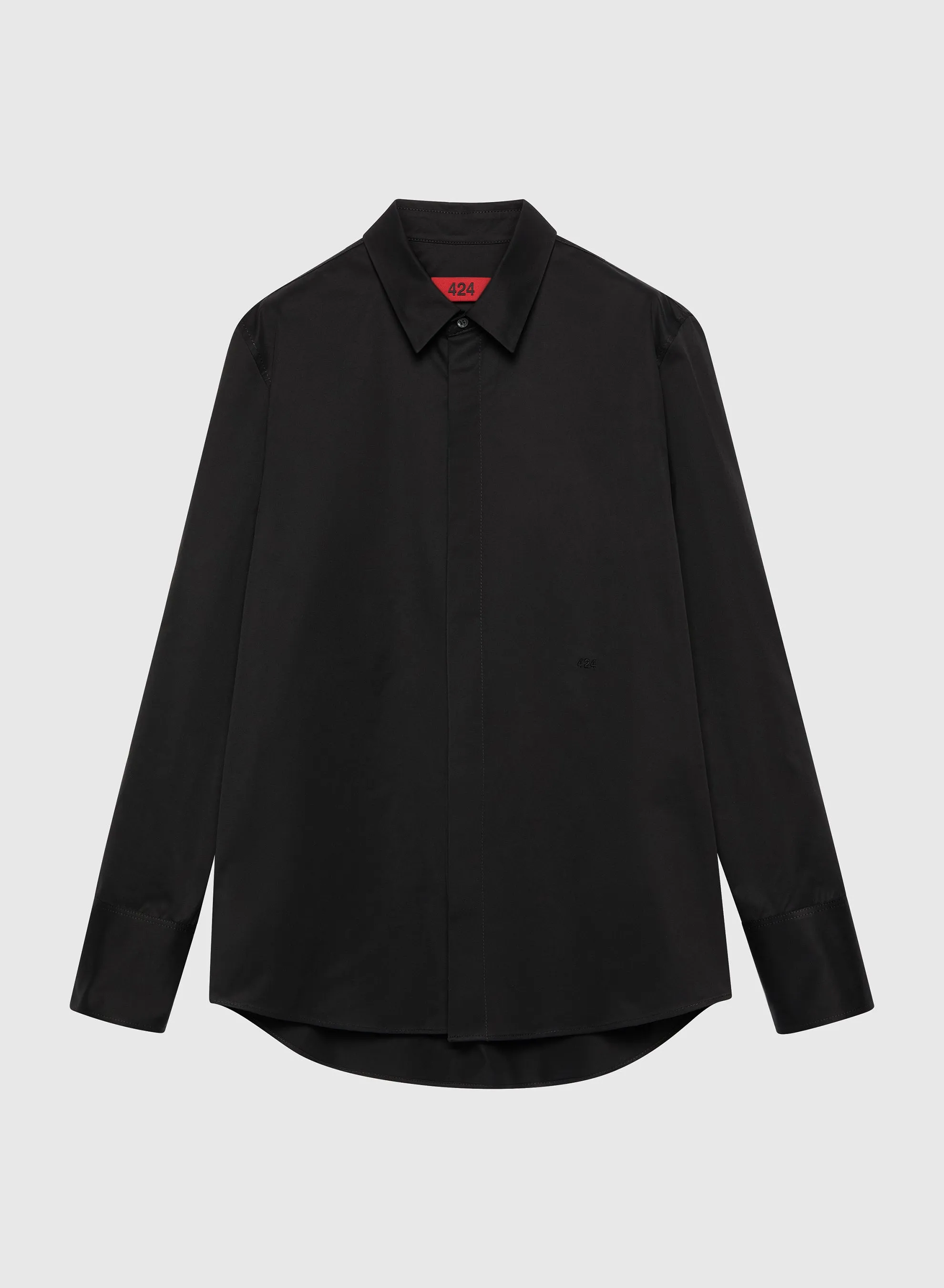 424 Regular Shirt Black sold by 424