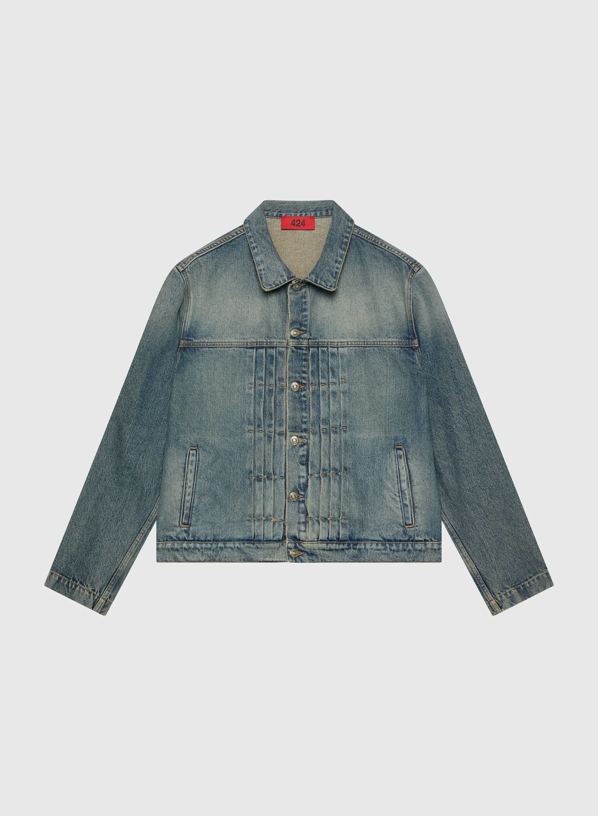 Alias Denim Trucker Blue Brown Sugar Washing sold by 424