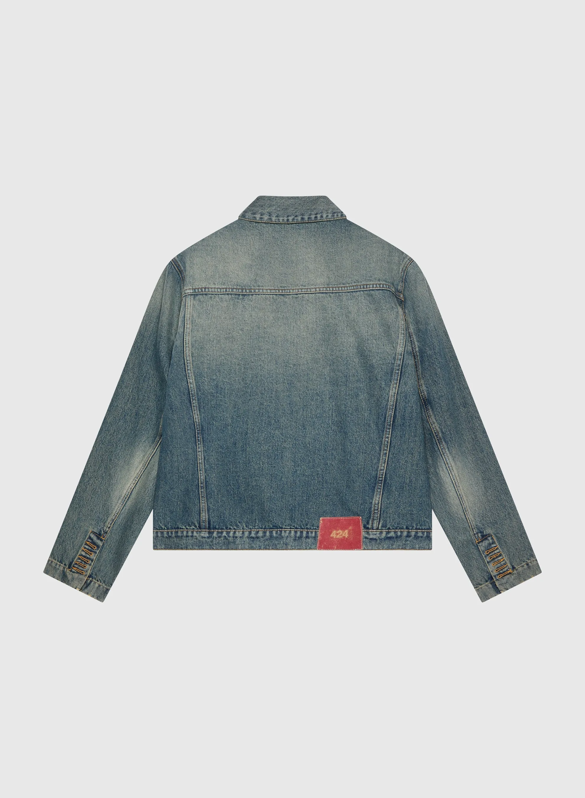 Alias Denim Trucker Blue Brown Sugar Washing sold by 424 product image thumbnail 2