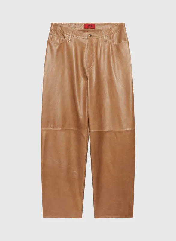 Big Daddy Leather Pant Ocra sold by 424