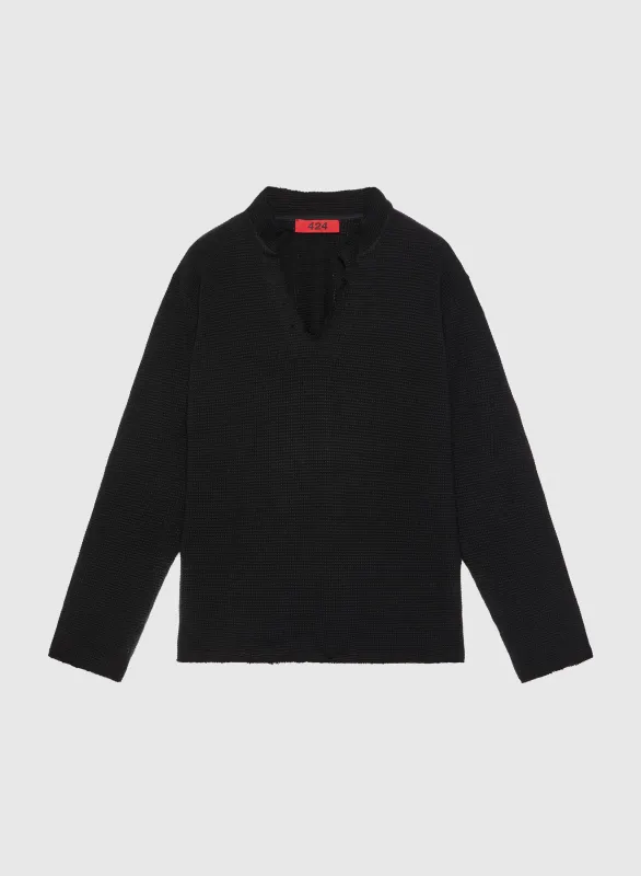 L/S THERMAL FULL BLACK WASHED sold by 424