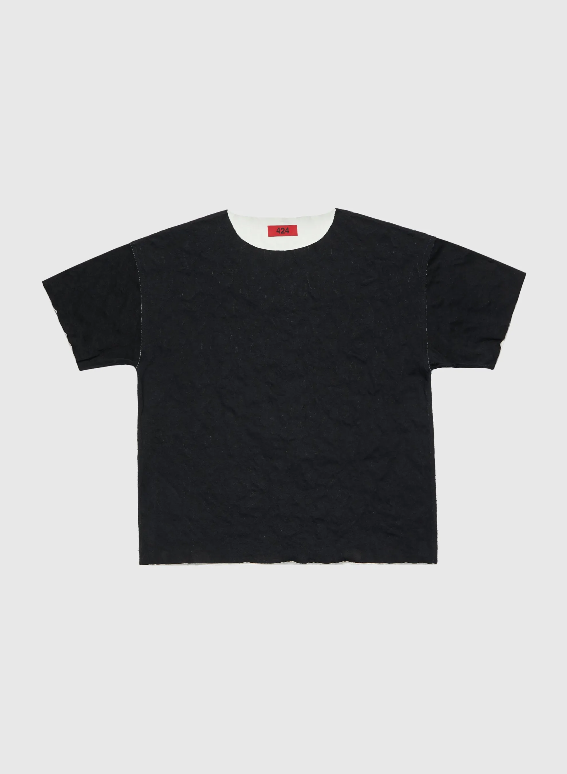 MOLDED OVERSIZE TEE BLACK sold by 424