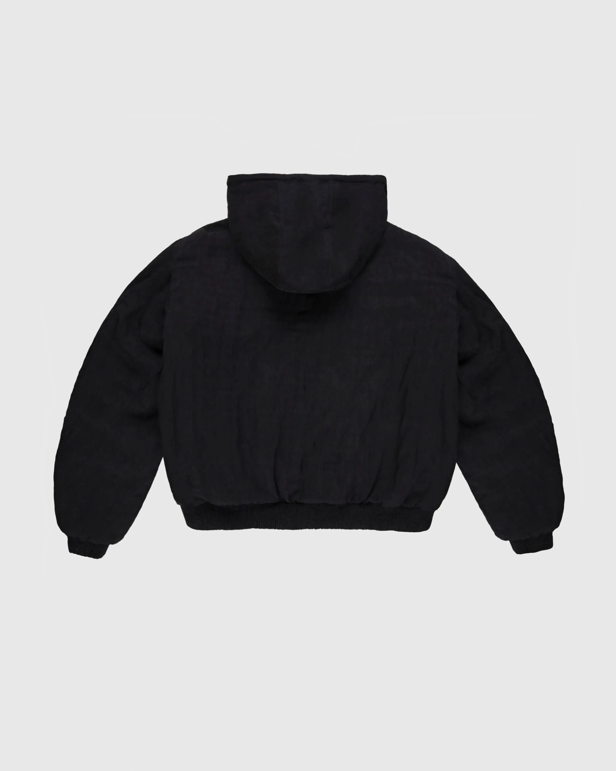 Metal Wool Gauze Bomber in Black sold by 424 product image thumbnail 2