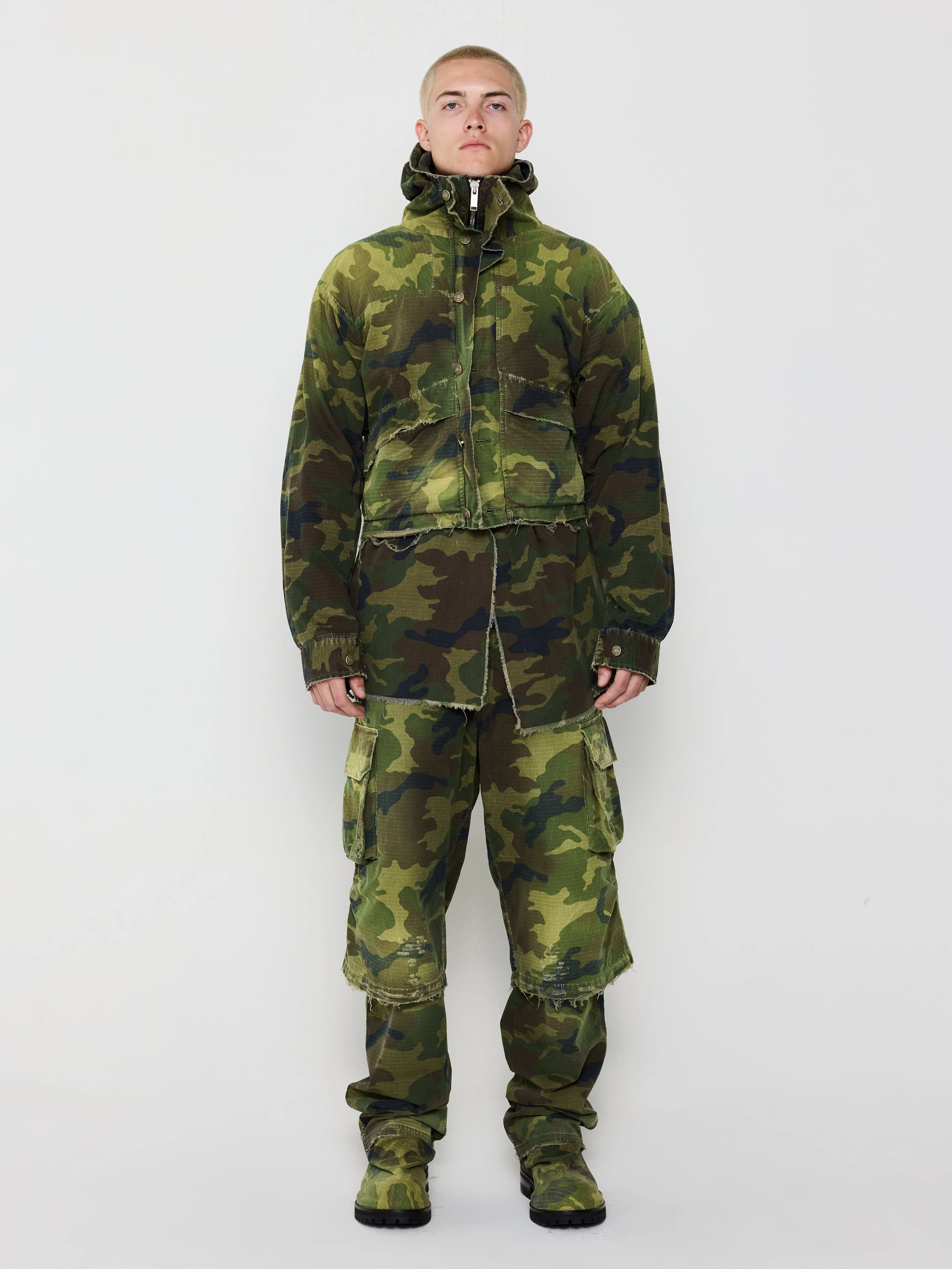 Hooded Jacket in Camo sold by 424 product image thumbnail 3