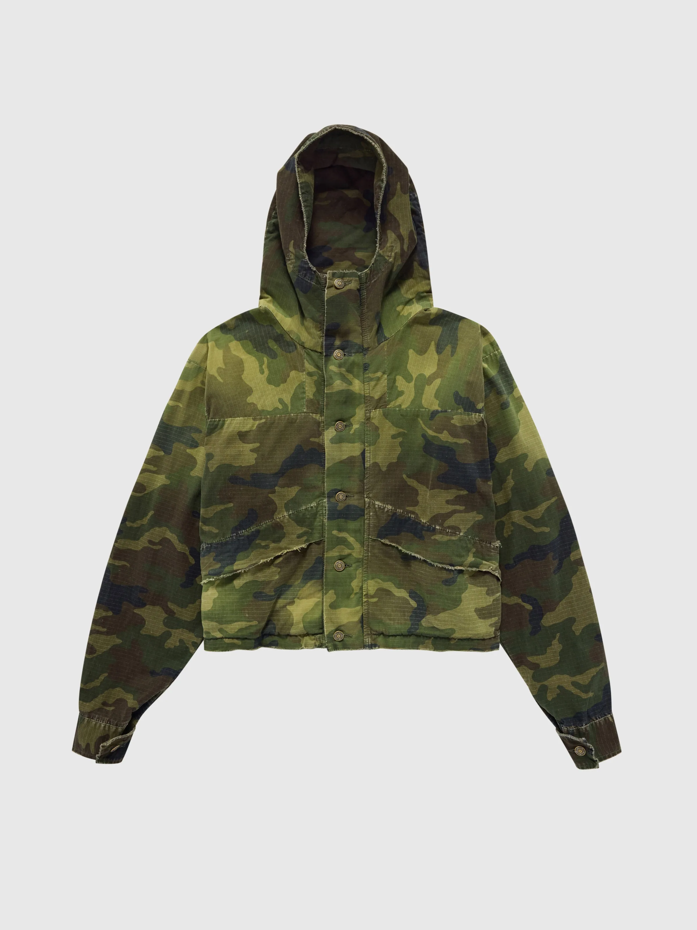 Hooded Jacket in Camo sold by 424