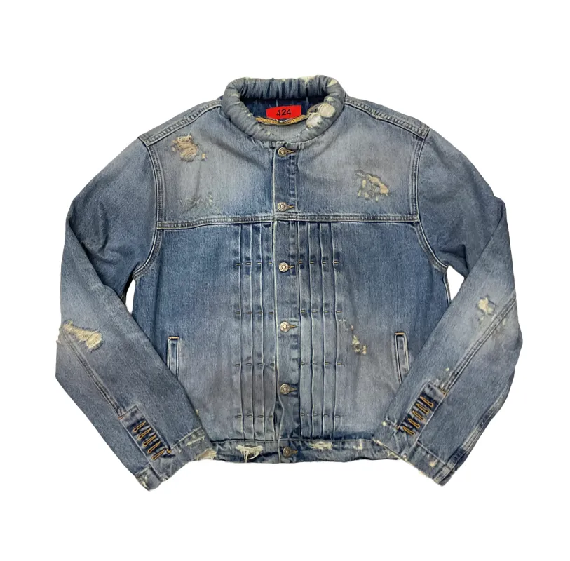 424 Collection Denim Trucker Blue Melrose wash sold by 424