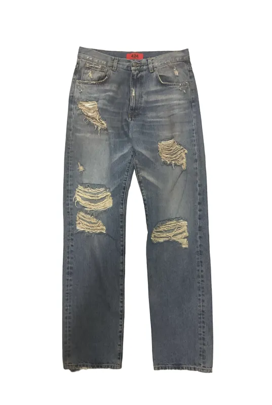 Loose Denim five pocket Melrose Distressed sold by 424