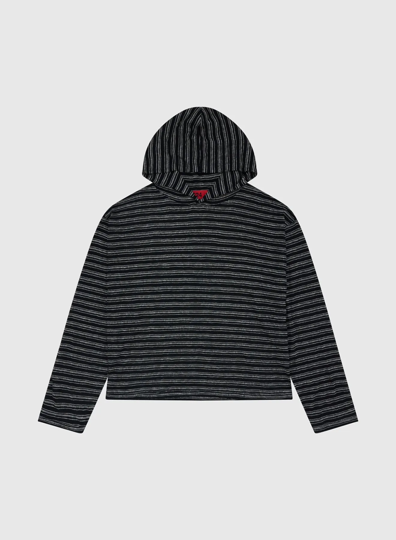 LAYERING HOODIE STRIPED LIGHTWEIGHT JERSEY sold by 424