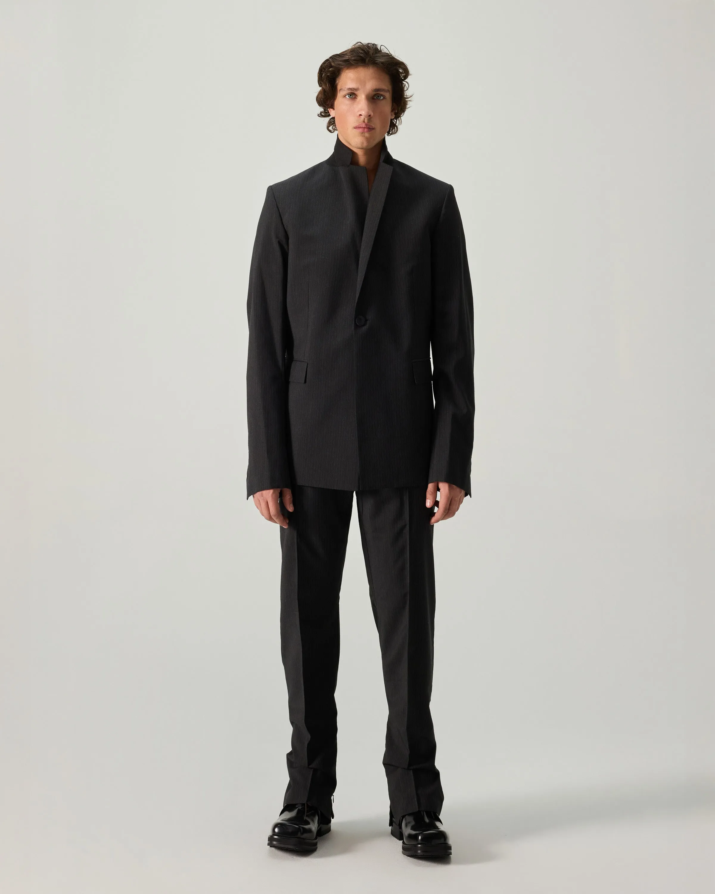 ONE BOTTON BLAZER PINSTRIPES WOOL sold by 424 product image thumbnail 3