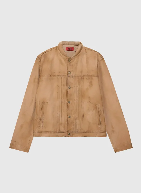 424 COLLECTION TRUCKER RAW CANVAS IN SAND sold by 424