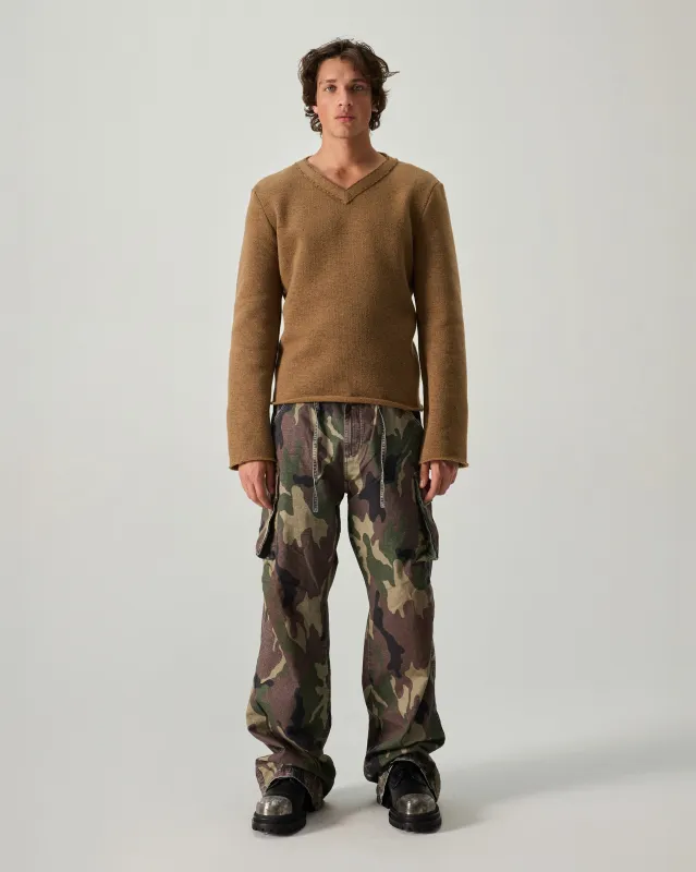 CARGO PANTS DOUBLE FACE RIP STOP IN GREEN sold by 424
