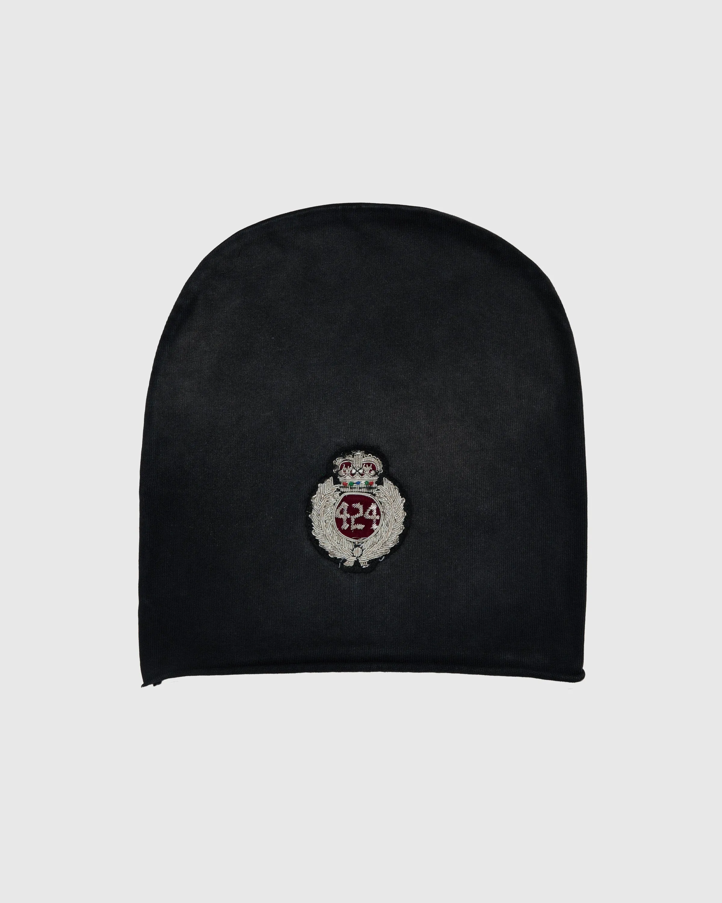 CREST BEANIE JERSEY IN VINTAGE BLACK sold by 424
