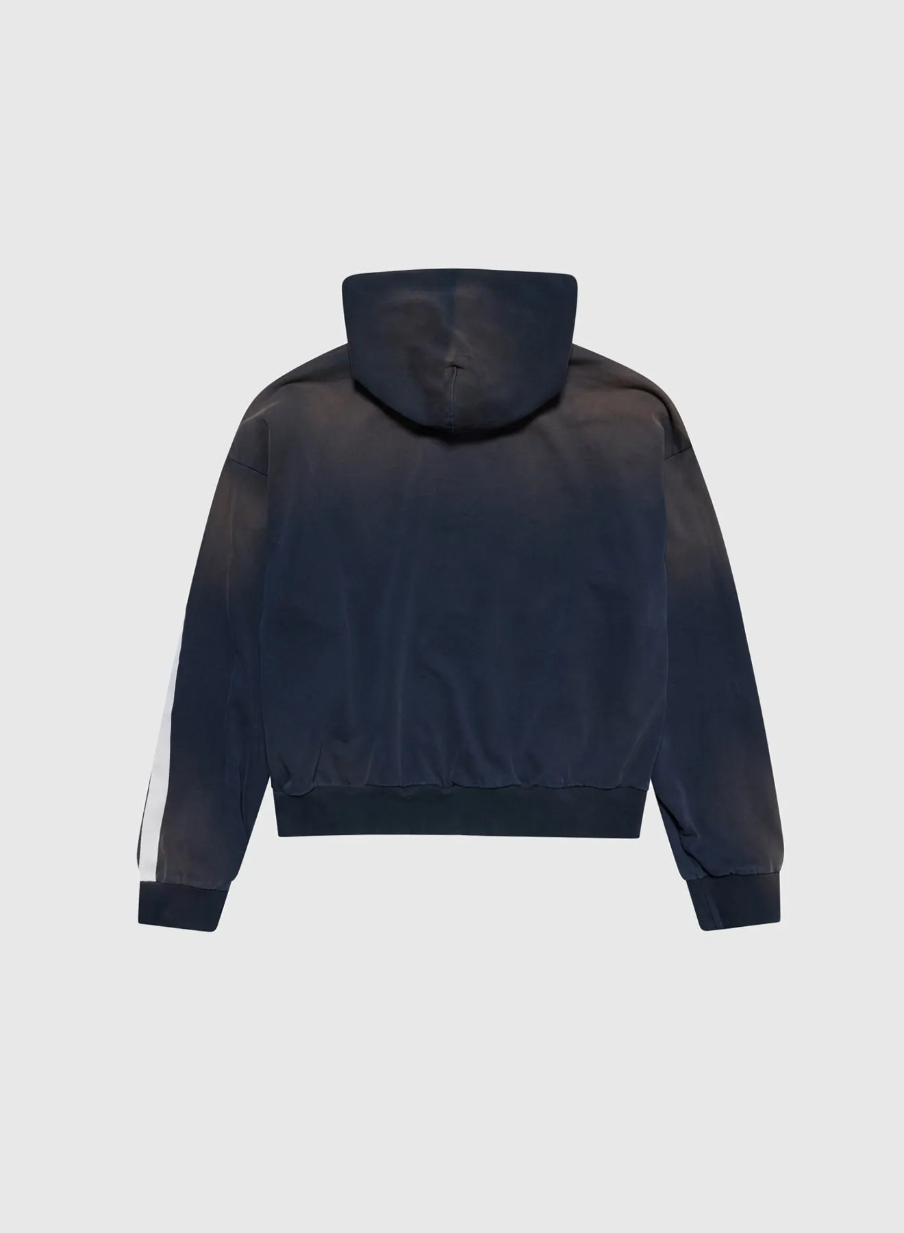 CREST ZIP UP HOODIE BRUSHED FLEECE IN VINTAGE BLACK sold by 424 product image thumbnail 2