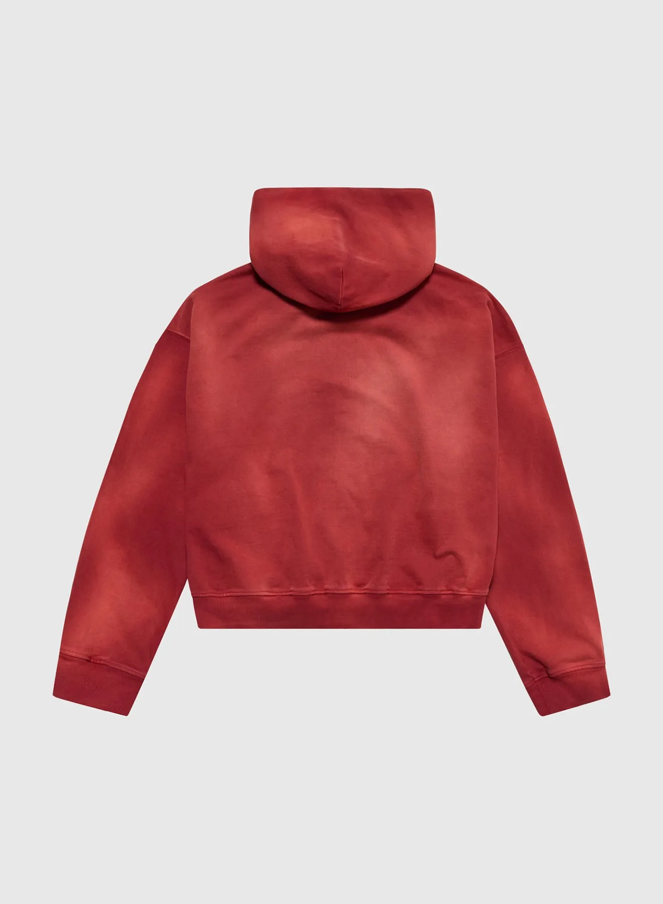 CREST ZIP UP HOODIE BRUSHED IN VINTAGE RED sold by 424 product image thumbnail 2