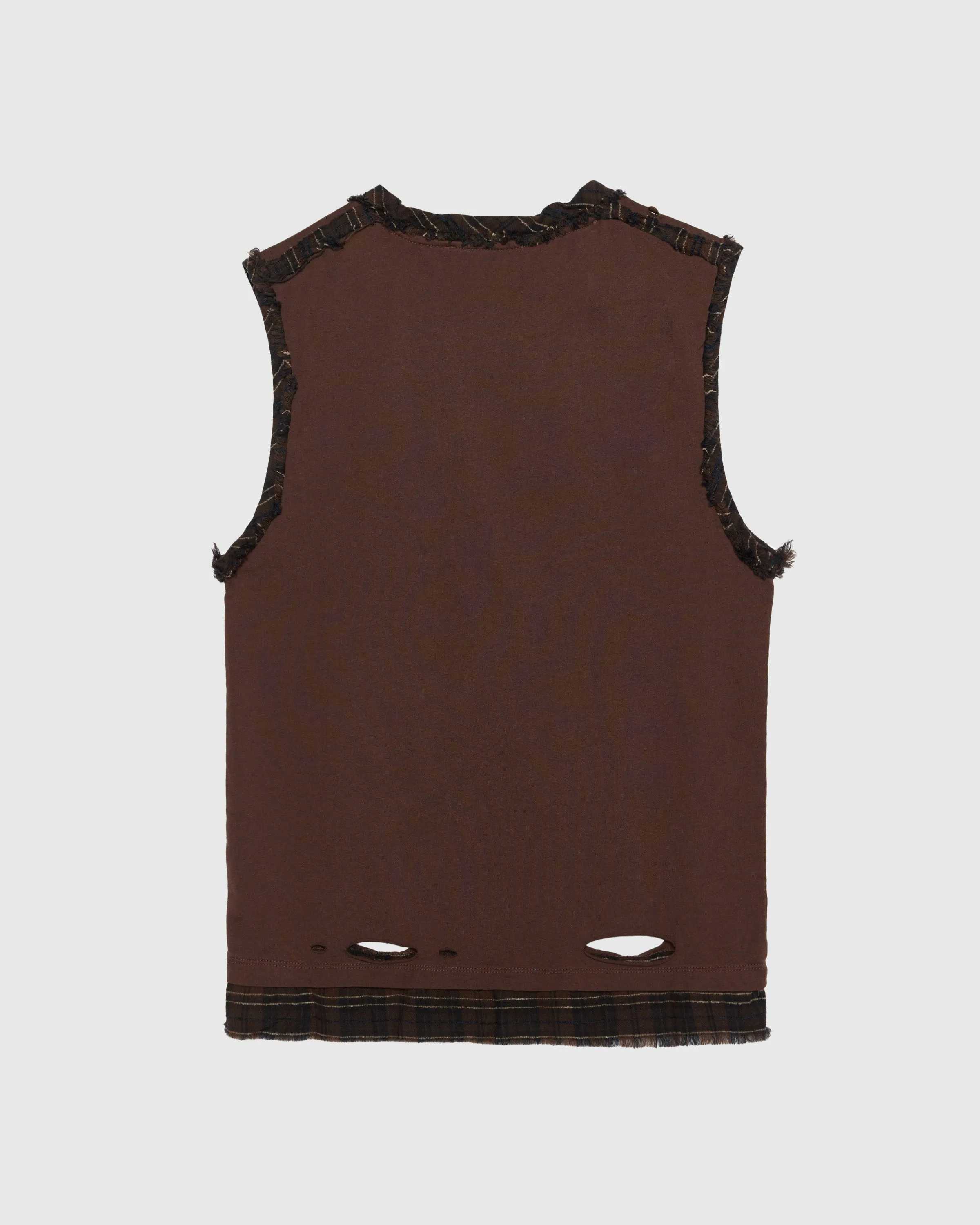 VINTAGE TEE IN WASHED BROWN WITH BROWN FLANNEL sold by 424 product image thumbnail 2