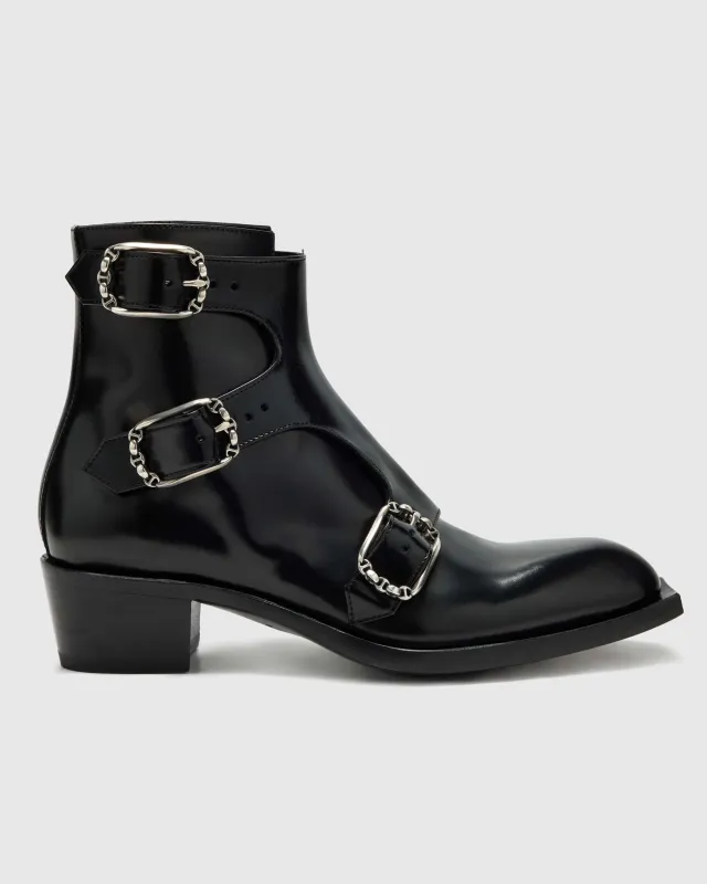 MONKSTRAP BOOTS IN BLACK sold by 424