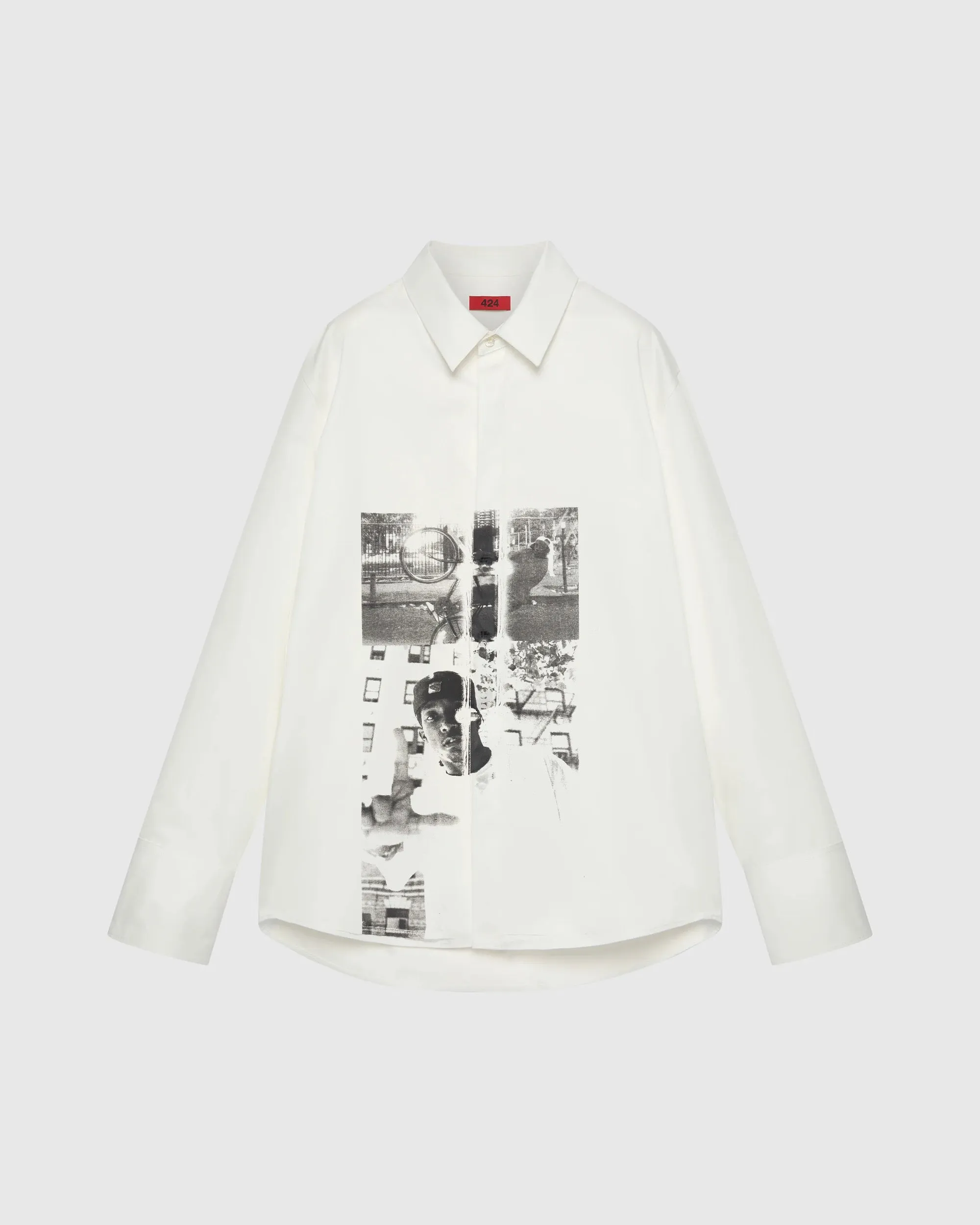 424 BIG L BUTTON-UP WITH PRINT sold by 424