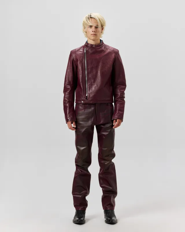 HB RACE JACKET - PIGEON BLOOD made by 424