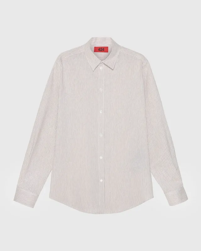 424 REGULAR SHIRT - OFF WHITE made by 424