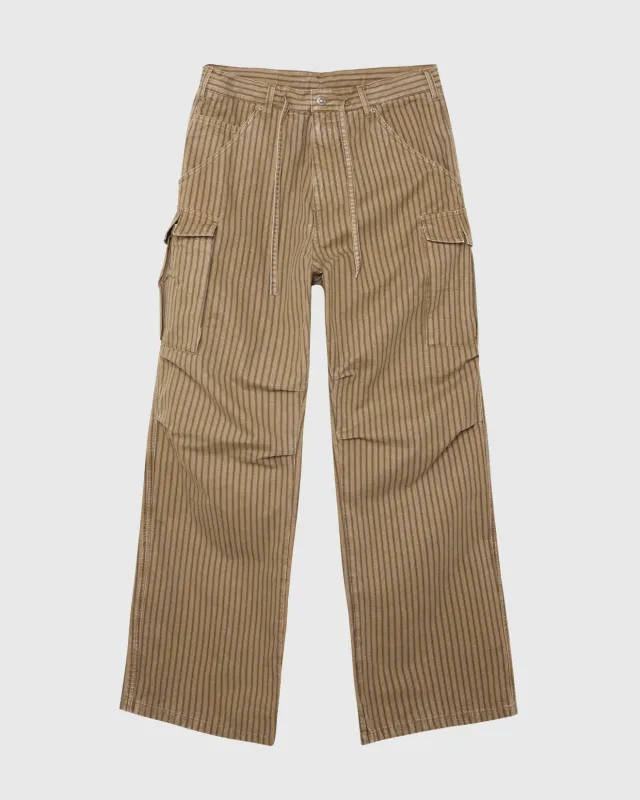 CAMO CARGO PANTS - SAND/BROWN made by 424