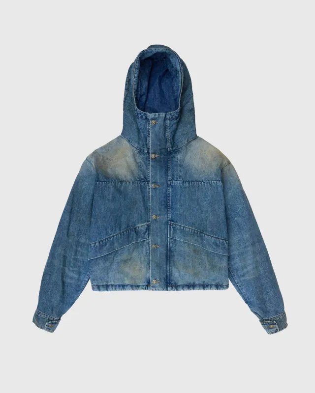 CROPPED PARKA - JAPANESE WASHING made by 424