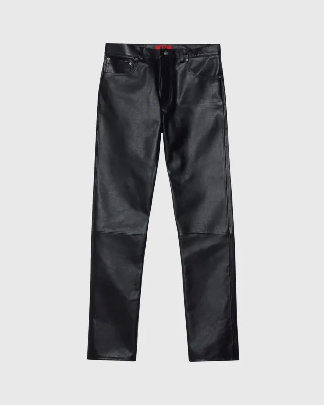 SKINNY LEATHER PANT - NERA made by 424