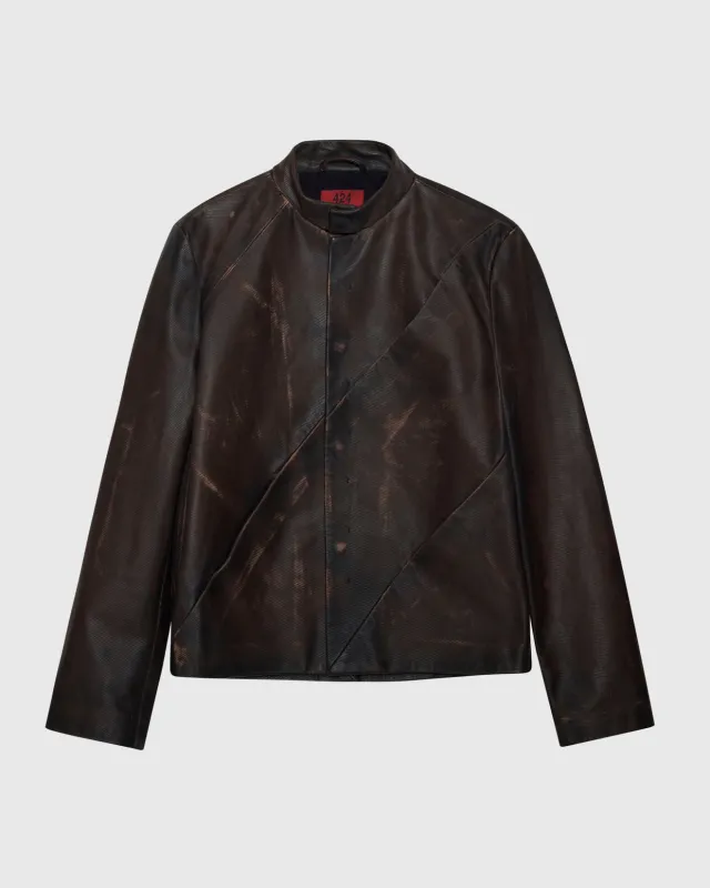 G JACKET - BLACK made by 424