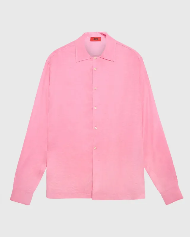CUPRO SHIRT - PINK made by 424