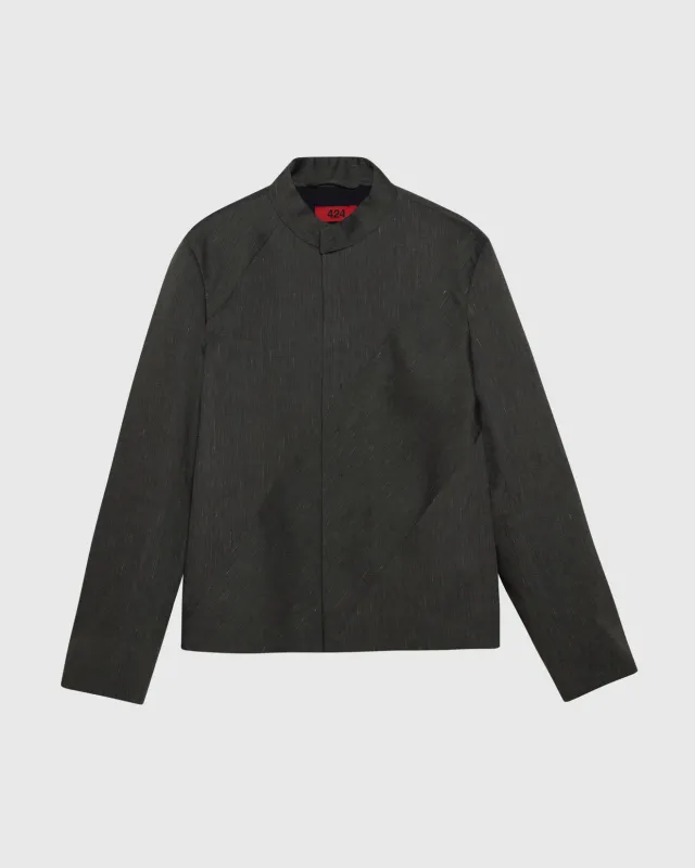 G JACKET - BROWN made by 424