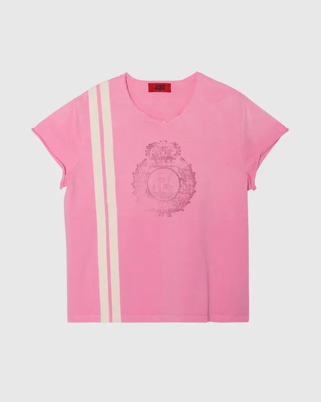 CREST CAPPED THERMAL TEE - MARSHMALLOW made by 424