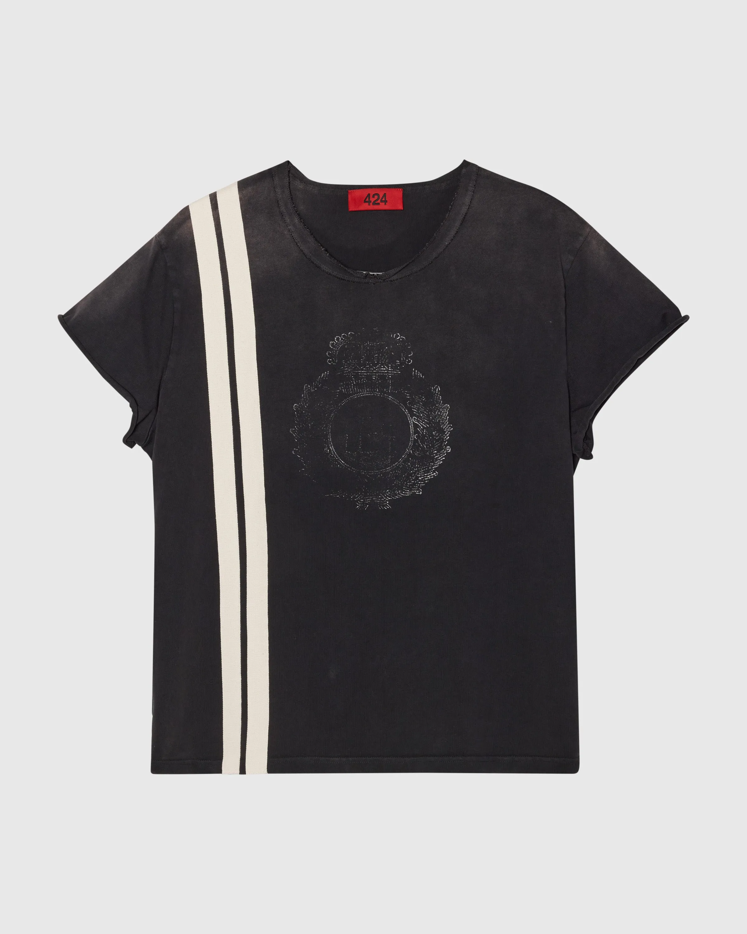 CREST CAPPED THERMAL TEE - BLACK sold by 424