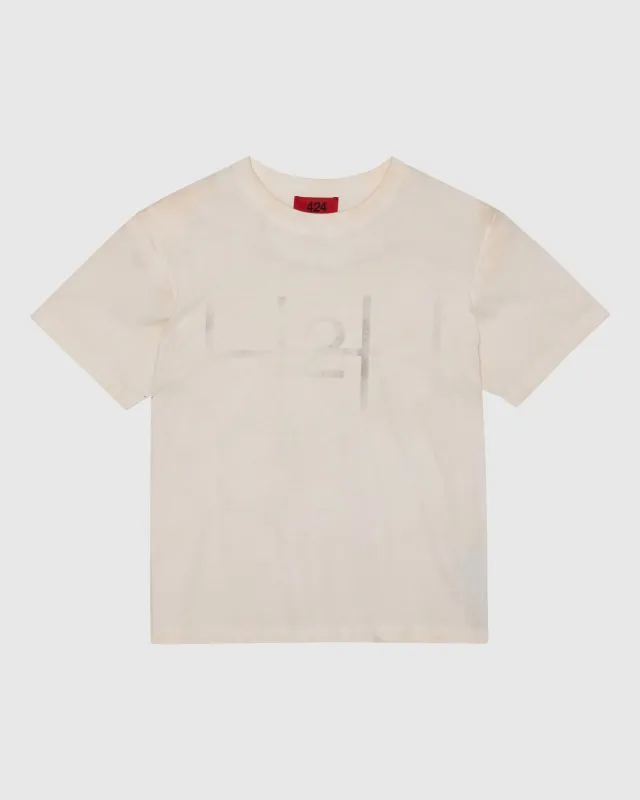424 STICK TEE - DIRTY WHITE made by 424
