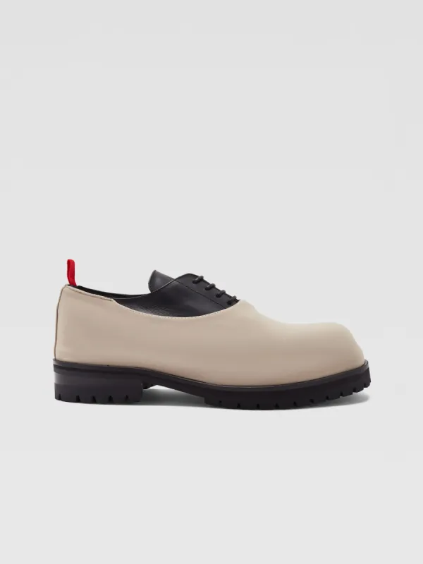 Overlay Derbies in Beige sold by 424