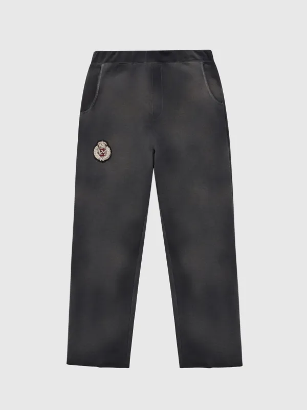 College Patch Sweatpants in Dark Grey sold by 424