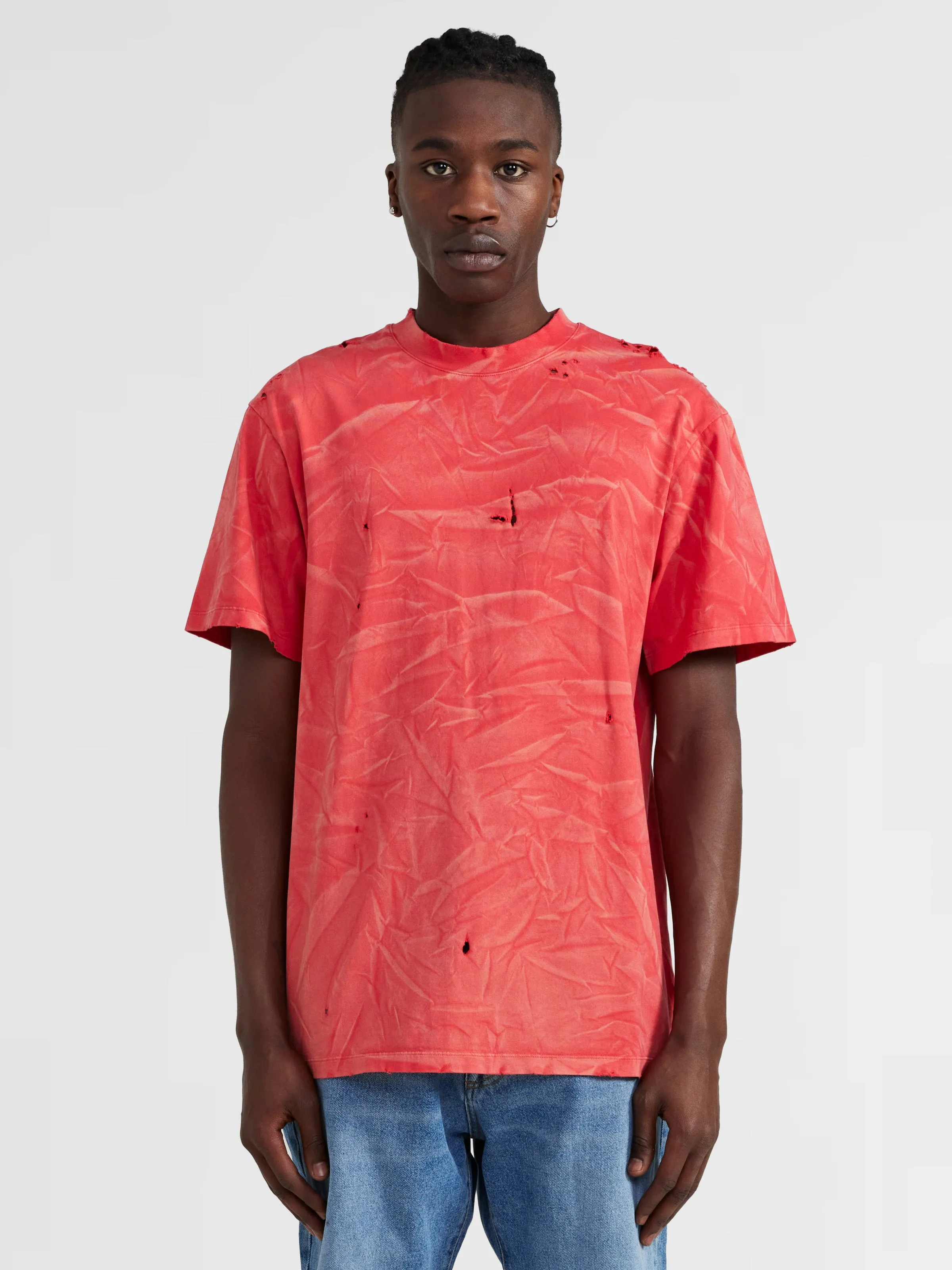Distressed T-Shirt in Red sold by 424 product image thumbnail 2