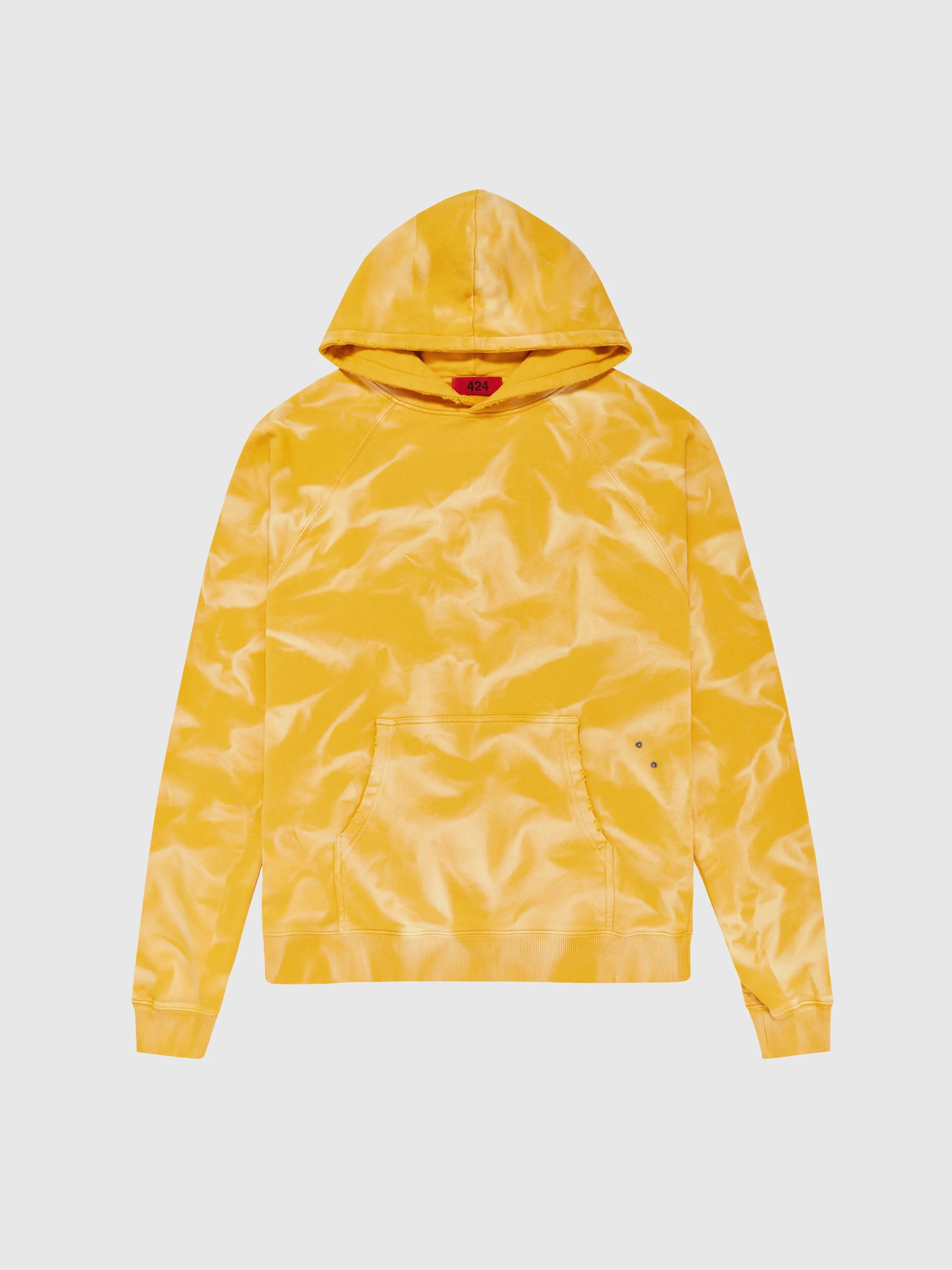 Distressed Hoodie in Yellow sold by 424