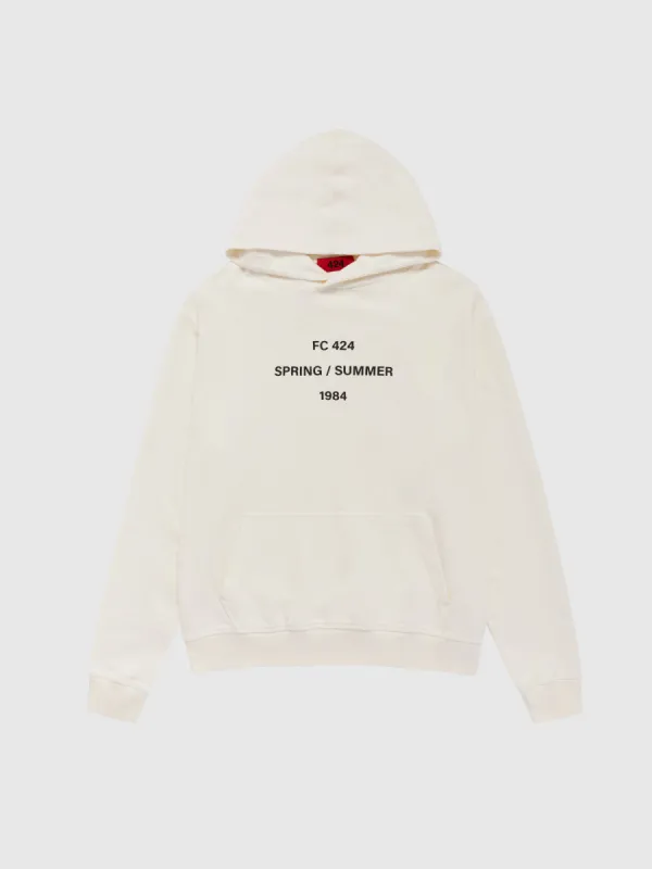 Graphic Hoodie in White sold by 424