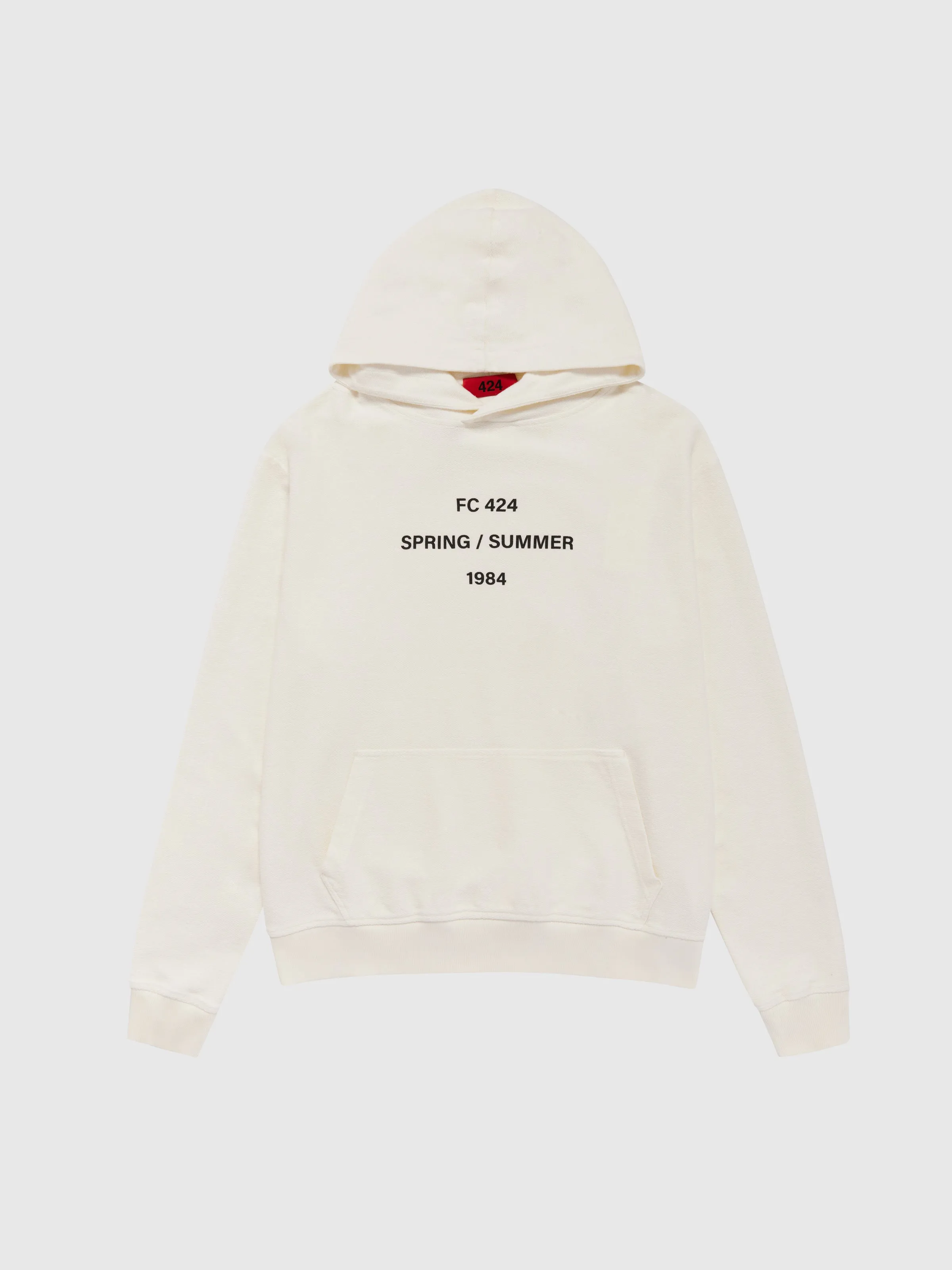 Graphic Hoodie in White sold by 424