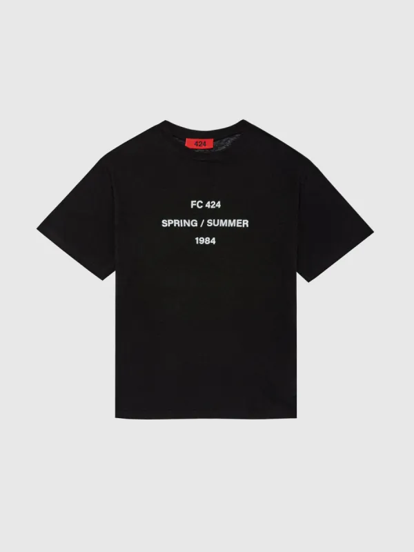 Imprinted T-Shirt in Black sold by 424
