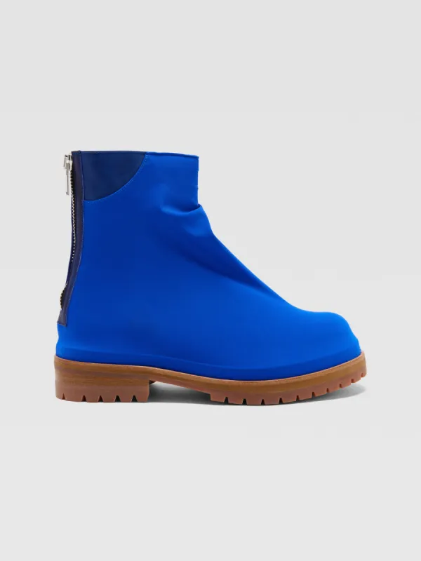 Pleated Marathon Boots in Blue sold by 424