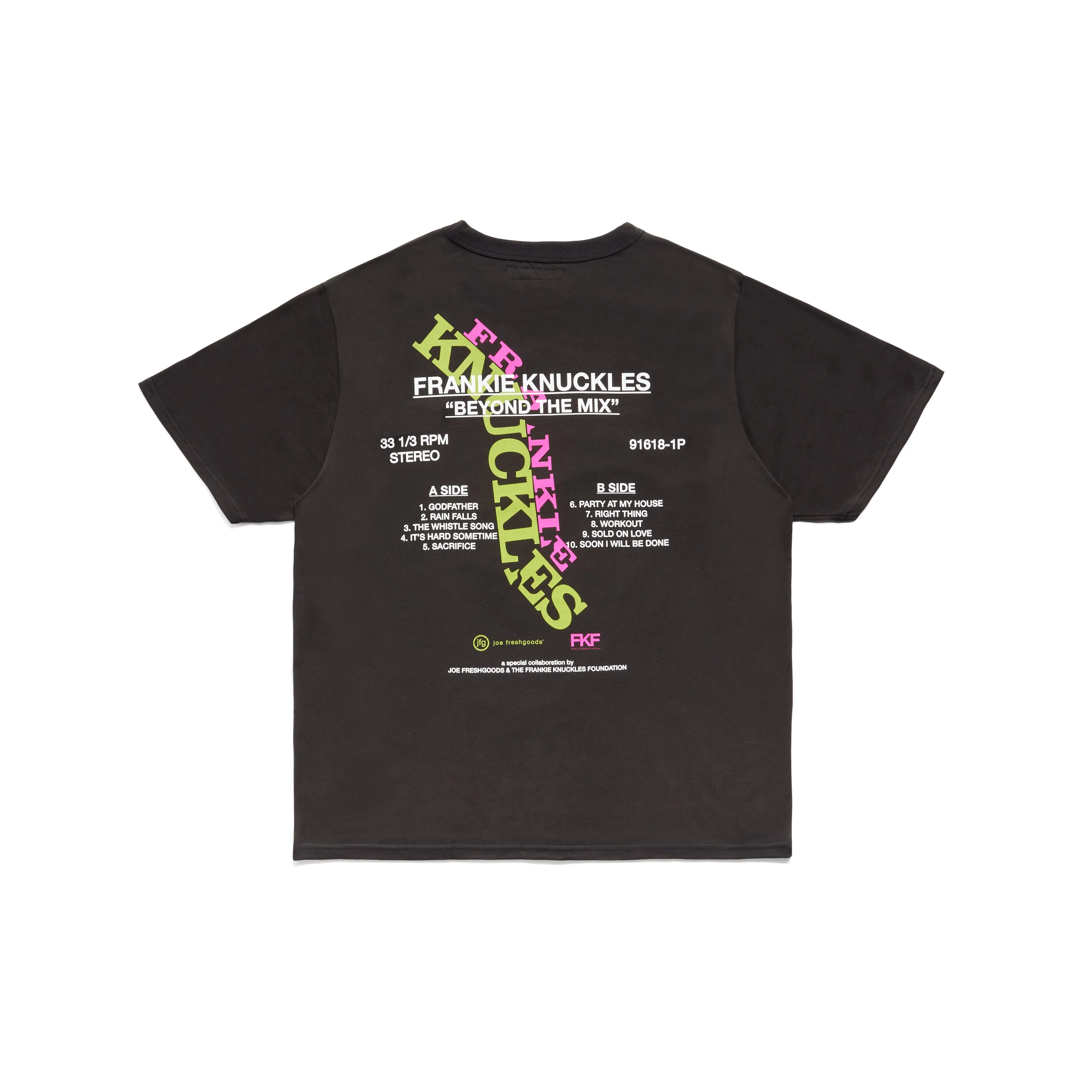 "Beyond The Mix" Frankie Knuckles Tee sold by Joe Fresh Goods product image thumbnail 2