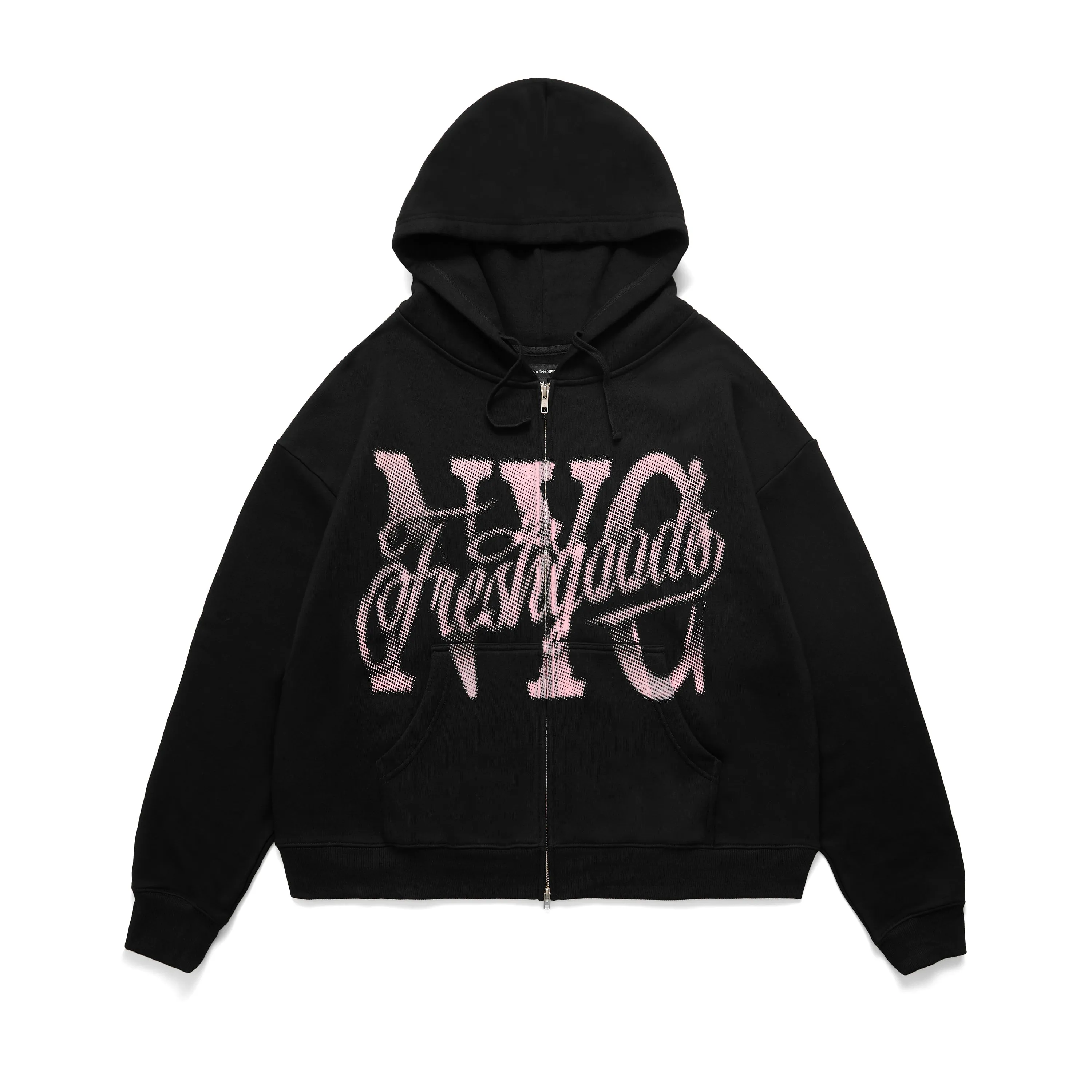 NY Script Zip Up Hoodie (Black) sold by Joe Fresh Goods