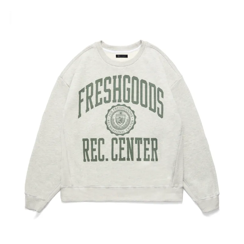 Rec Center Crewneck (Grey) sold by Joe Fresh Goods