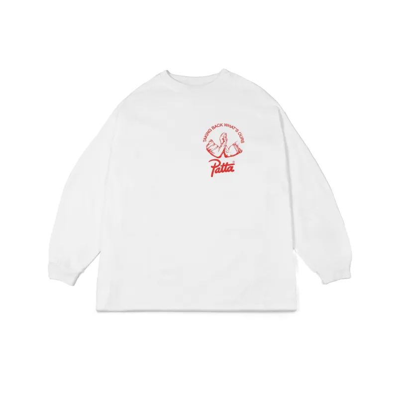 PattaGoods Coalition Long Sleeve Tee (White) sold by Joe Fresh Goods