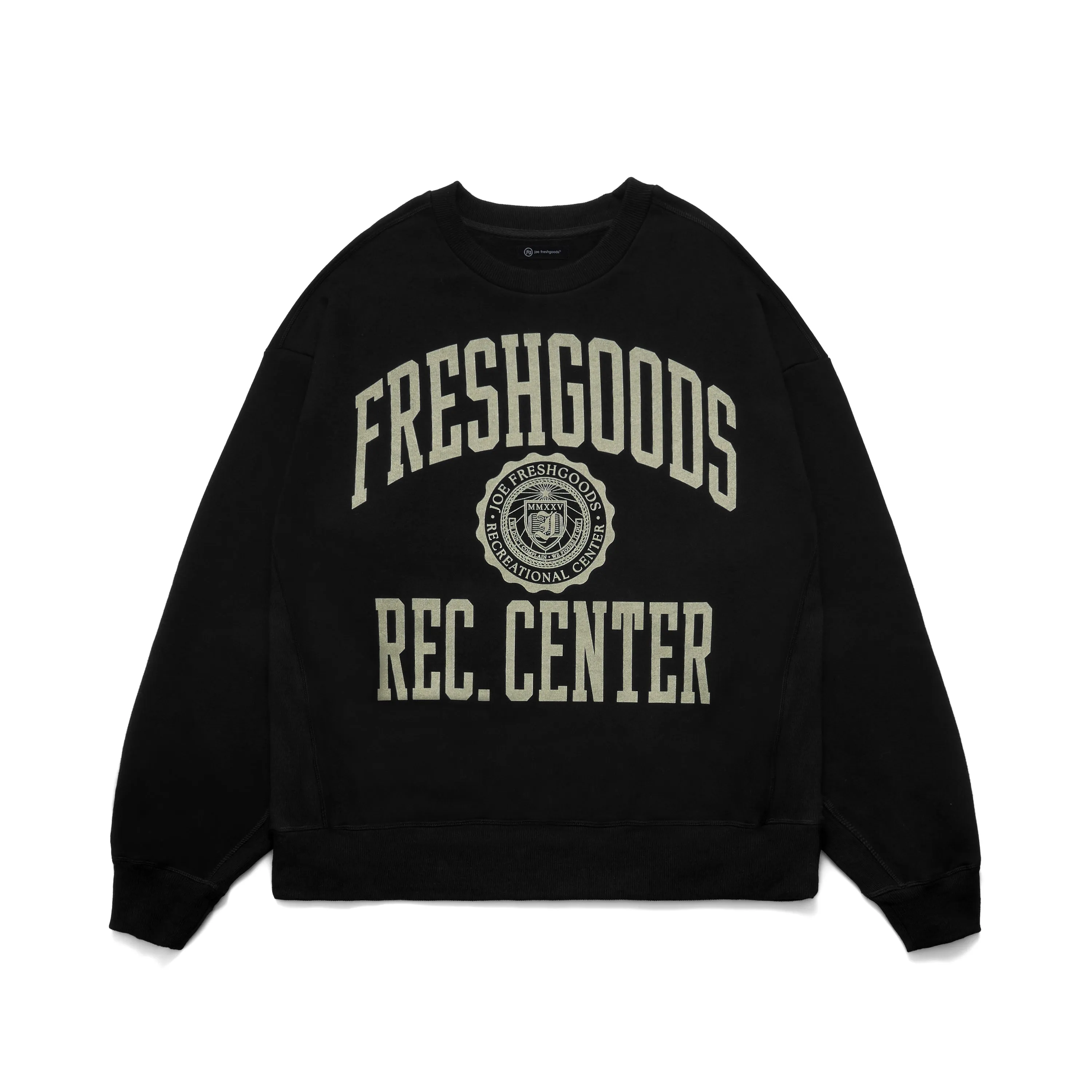 Rec Center Crewneck (Black) sold by Joe Fresh Goods