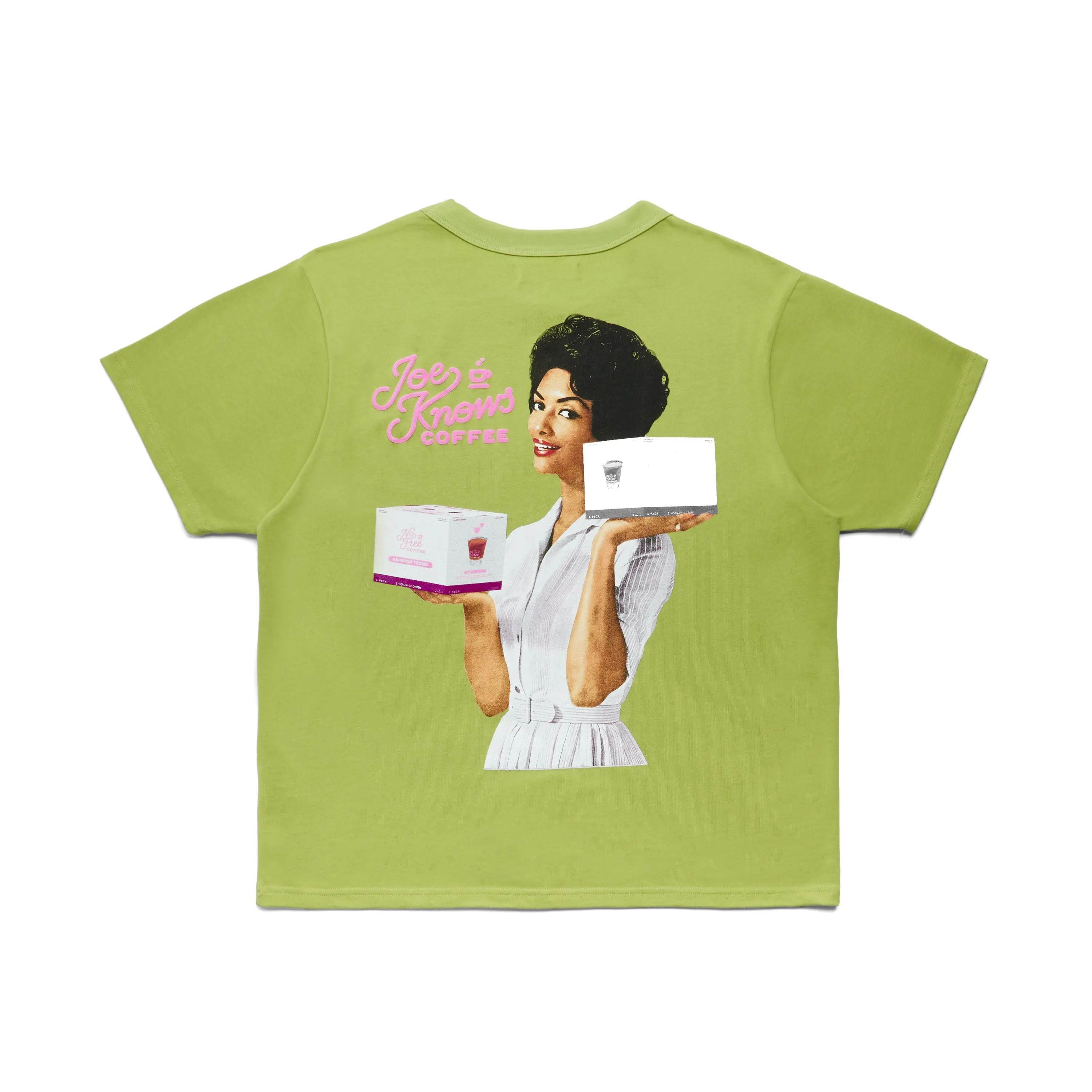 Joe Freshgoods x No Free Coffee: Serve Ya Up Tee (Leaf Green