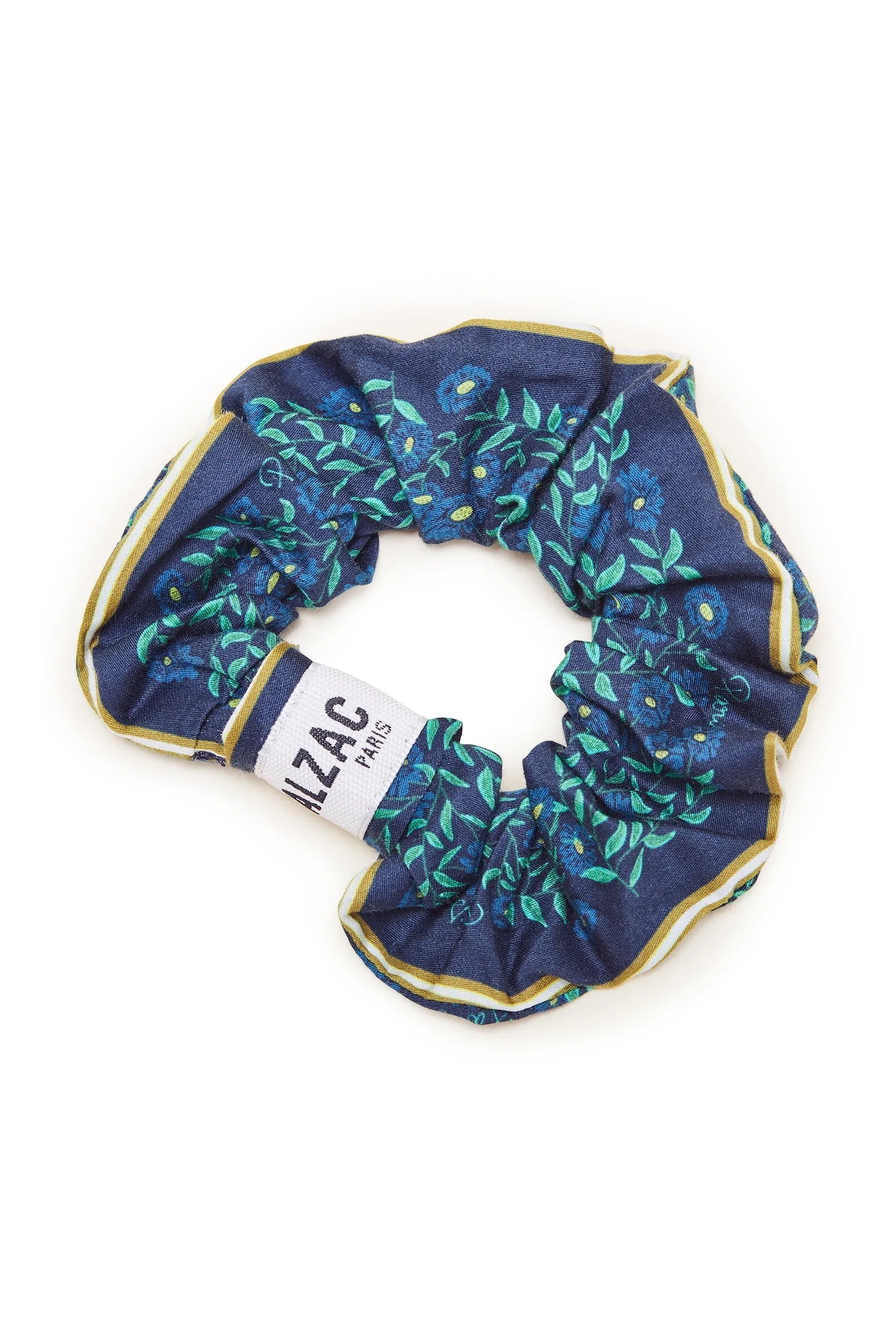 Scrunchie Journey blue bouquet print sold by Balzac Paris product image thumbnail 3