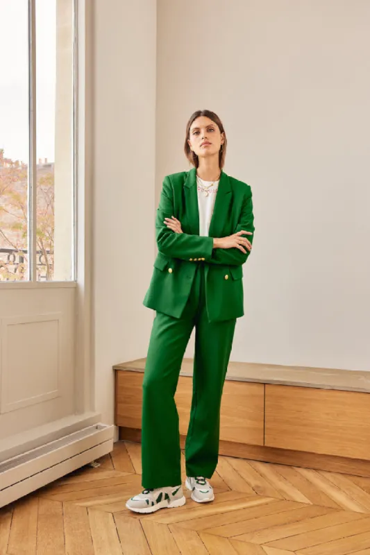 Lawn green Libre pants sold by Balzac Paris